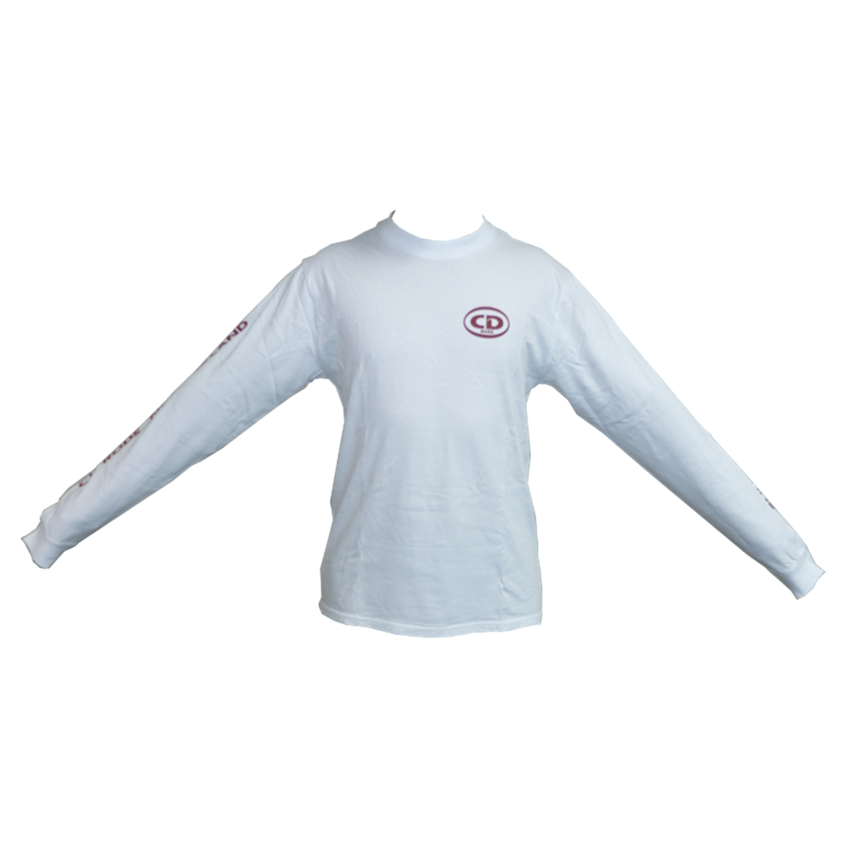 Cd Rods Logo CD Rods TEE 40TH ANNIVERSARY LONG SLEEVE WHITE